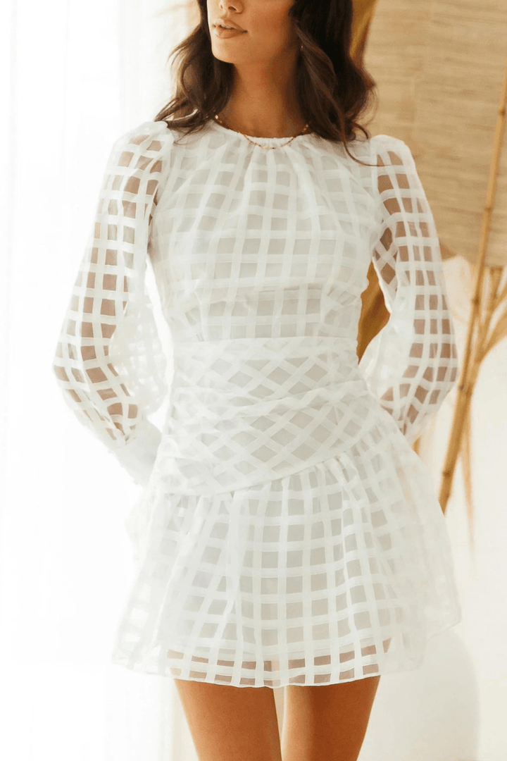 Love Letter Mini Dress - White Dresses