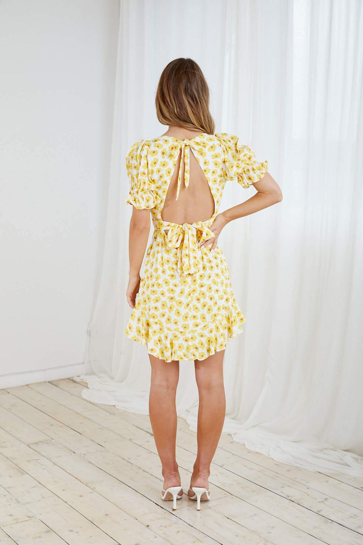 Here Comes The Sun Mini Dress - Yellow Dresses