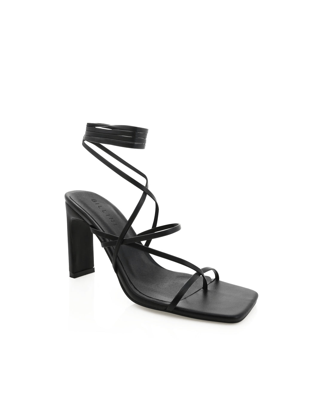 Billini Raelynn Lace Up Strappy Heels - Black - Coco & Buttercup