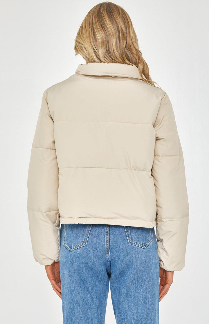 Higher Love Puffer Jacket - Cream/Beige Outerwear